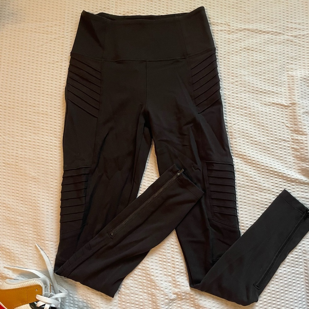 Athleta 💪 Black Moto Leggings XS - Picture 2 of 5